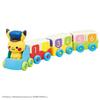 Игрушечный поезд Royal Monpoke Block Train (Игра кончиками пальцев / Цветовое восприятие / Игра с числами) Деревянная игрушка Поезд (Цветной / Цветной) Алфавит Пикачу Покемон Исследование