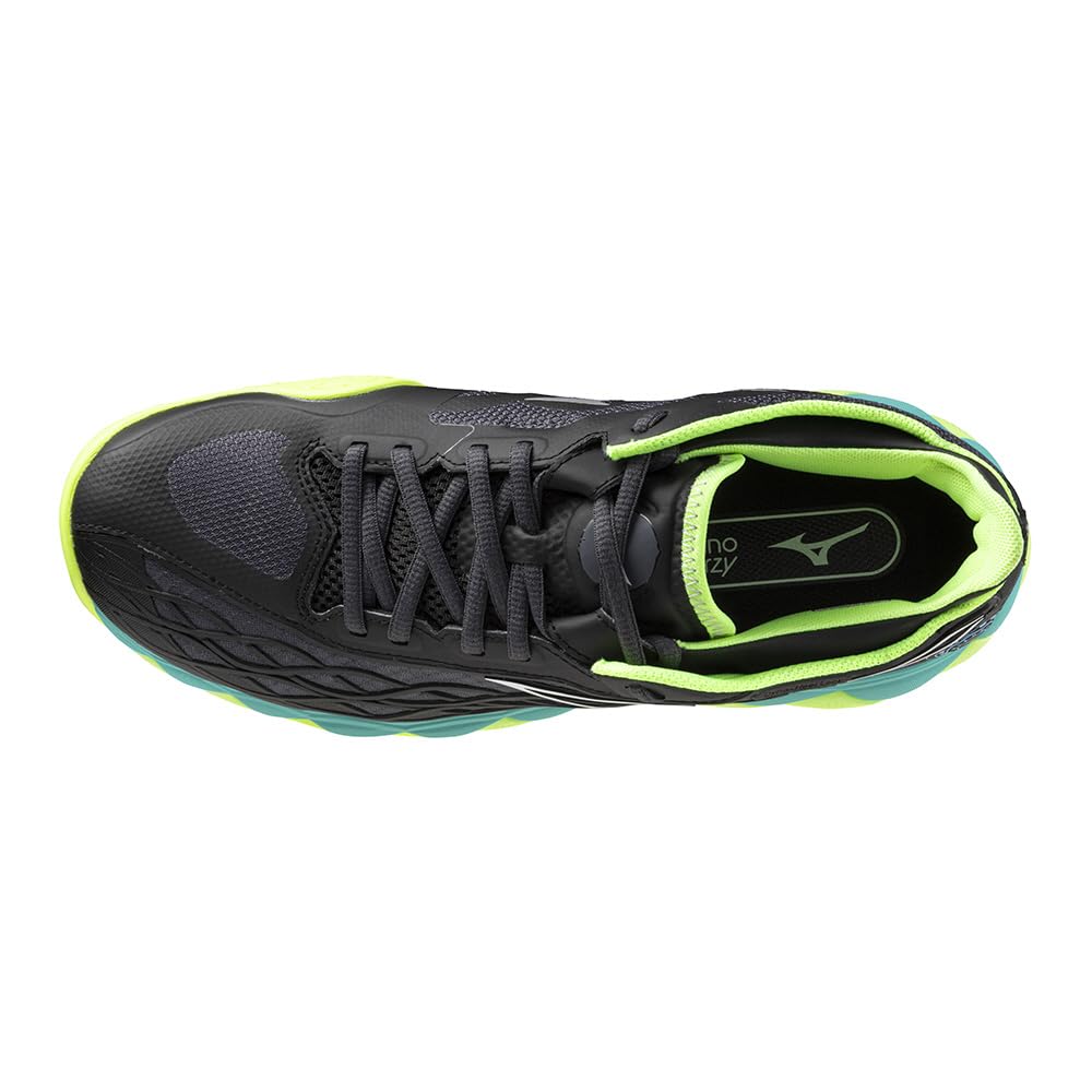 Tennis Shoes Wave Enforce TOUR AC All Court Club Activities Lightweight Game Court Soft Tennis Hardball Tennis Black X White X Yellow Cm 2E [Mizuno]