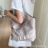 Korean Underarm Bag Women's Summer 2025 New Trendy Tote Bag Student Class Large Capacity Shoulder Bag Commuter Bag