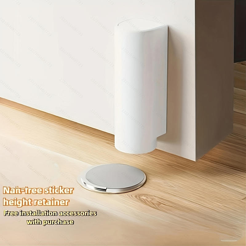 Магнитный дверной стопор из нержавеющей стали, серый, черный, без гвоздей, основание для двери, дверная фурнитура, предотвращение закрытия двери, дверной стопор, дверной доводчик