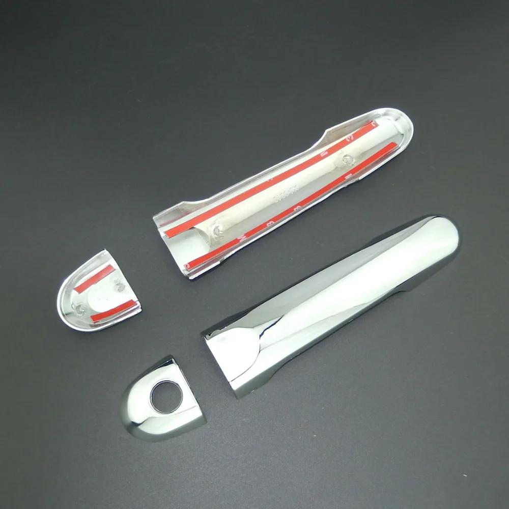 Для Nissan Juke 2011-2018 ABS Chrome Боковая дверная ручка Накладка Отделка и крышка дверной чаши Автомобильный стиль 2012 2013 2014 2015 2016 2017