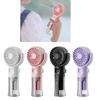 Misting Fan Portable Handheld Fan HandHeld Mist Fan Rechargeable 4 Speed Adjustable Small Mister Fan Cooling Water Spray