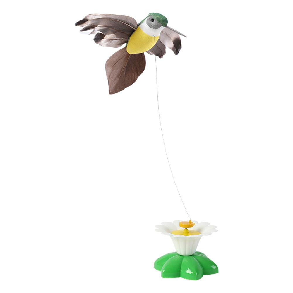 Автоматическая электрическая вращающаяся игрушка для кошек, бабочка, птица, пластиковые интерактивные игрушки для собак, животные, питомцы Shap V7A3