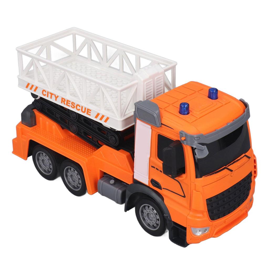 Электрический подъемный автомобиль с дистанционным управлением, 11-канальный, стимулирующий, музыкальный, световой, подъемный инженерный автомобиль для