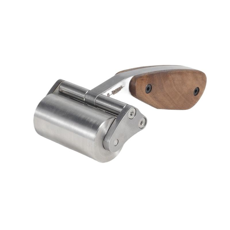 Stainless Steel Leather Glue Pressing Roller for Manual DIY Leather Edge Crimping Roller Pressing Tool