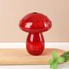 Flower Vase Adorable Mushroom Shape Transparent Glass Planter Unique Plant Propagation Station for Home Decoration
