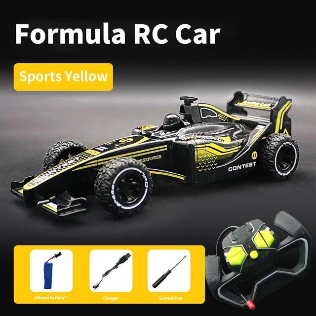 Новый мини-автомобиль с дистанционным управлением F1, перезаряжаемый движущийся гоночный прочный 2,4G, высокоскоростной спортивный автомобиль для дрифта для мальчиков, детские игрушки, подарки