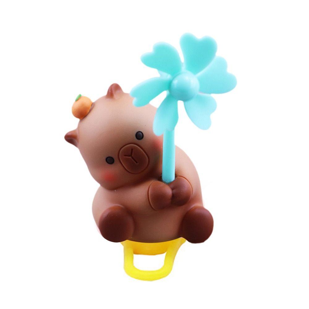 Capibara Animal Doll Windmill Decoration Cartoon Capibara Bicycle Handlebars Ornaments