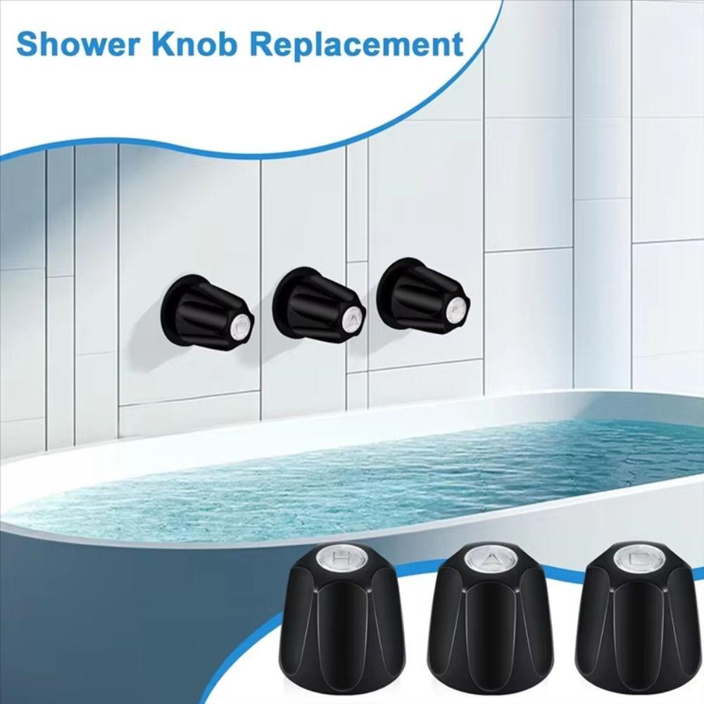 Sturdy Shower Knob Replacement Zinc Zinc Zinc Alloy Bathroom Faucet Knobs Shower Knob  Bathroom Remodeling