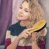 Natural Bristle Hair Brush Fashion Scalp Massage Wooden Handle Soft Prevent Hair Loss Styling Massage Comb