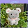 Cat Playful Plush Doll Keychain Charming Accessory For Couples And Giving Gift