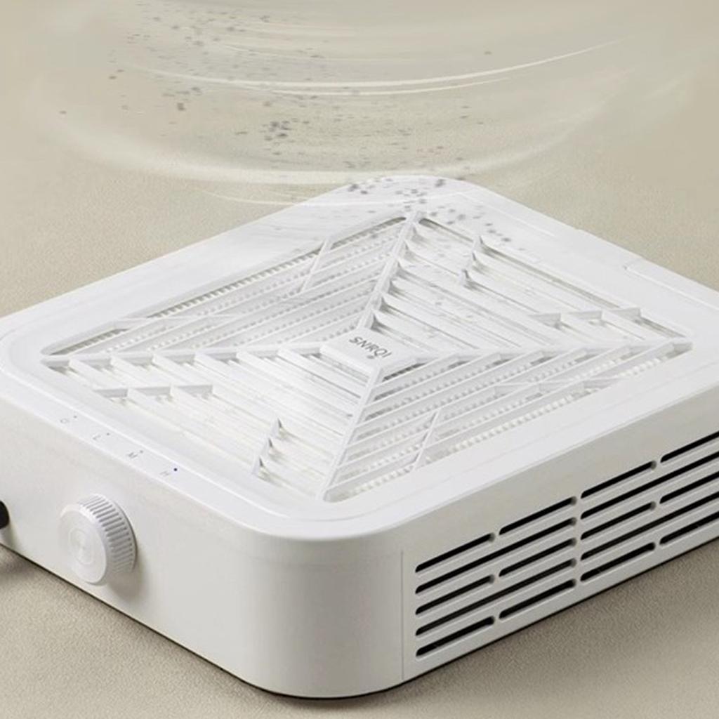 Бесщеточный пылесос для ногтей с высокой мощностью и сильной полировкой, пыленепроницаемый и отдельный фильтр-сетка, машинка для ногтей