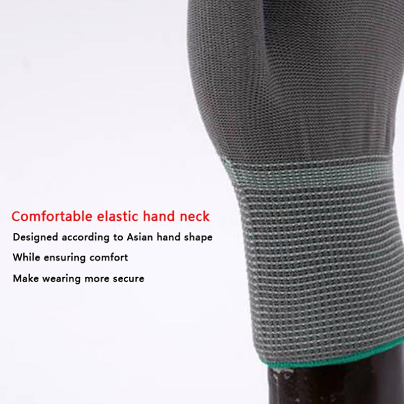 1 пара перчаток с нейлоновым покрытием, нескользящие рабочие перчатки для работы на открытом воздухе, высококачественные вентилируемые, антистатические, пылезащитные, промышленные перчатки