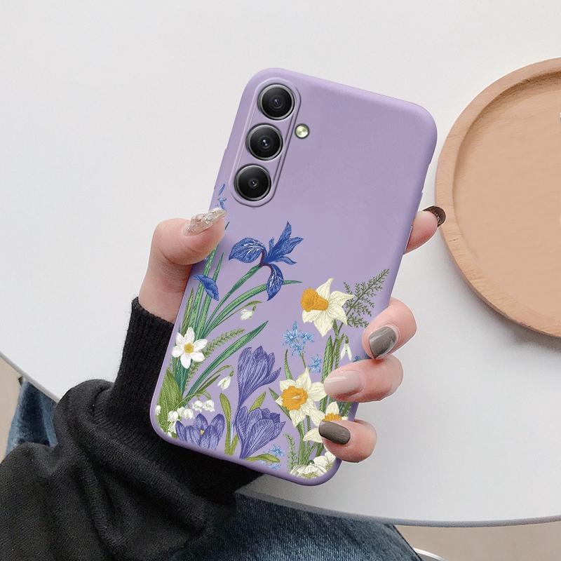 Мягкий силиконовый чехол Heart ButterflySoft для Xiaomi Redmi Note 13 Pro 13C Samsung A35 A55 M35 S24 Huawei Honor 200 iPhone Camera Защитный противоударный чехол