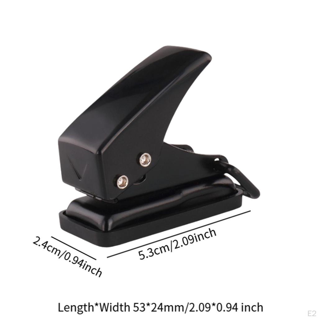 Compact Hole Puncher for Office Use, Reusable Paper Punch Tool Scrapbooking