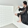 Самоклеящиеся обои из ПВХ с кирпичным узором, сделай сам, декор комнаты, 1-10 шт., 70 см X 1 м, водонепроницаемые настенные наклейки, 3D, современное украшение для дома