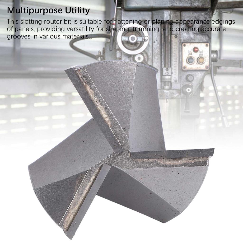 Фреза для чистки днища 12 дюймов с круглым хвостовиком 3 канавки фреза для прорезки пазов для проектов по деревообработке