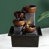 Indoor Tabletop Waterflow Decorative Water Feature Ideal Gift Creative Design Waterfall Function for
