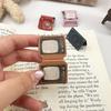 4pcs Retro Painting Bookmark for Books Vintage Items Veiws Magnetic Page Clips Book Marker Unique Reading Gift
