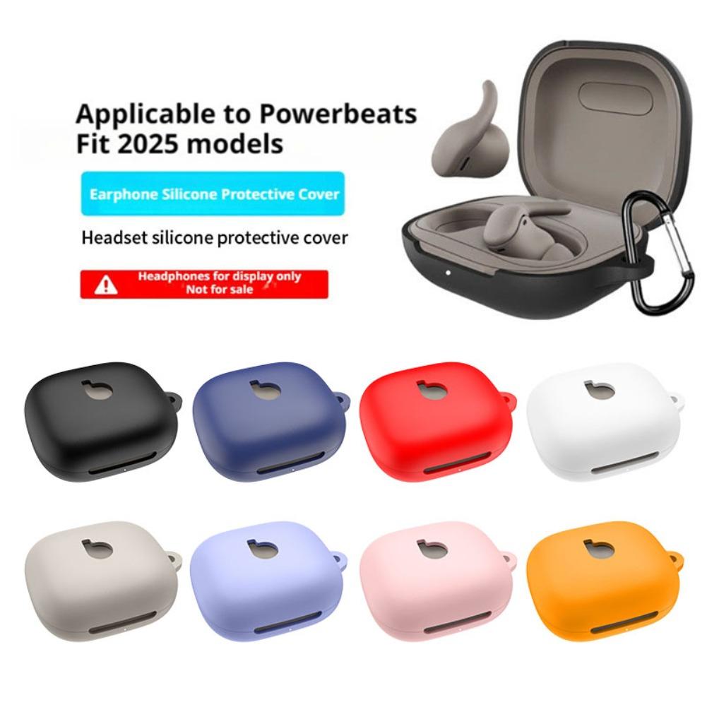 Silicone Case For Powerbeats Fit 2025 New Full Protective Cover Earphone Charging Box Sleeve For Powerbeats Fit 2025
