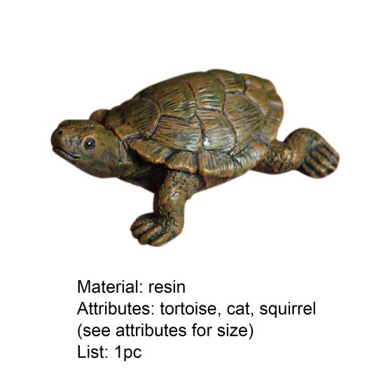 Miniature Tortoise DIY Handmade Resin Fairy Garden Figurine for Gift