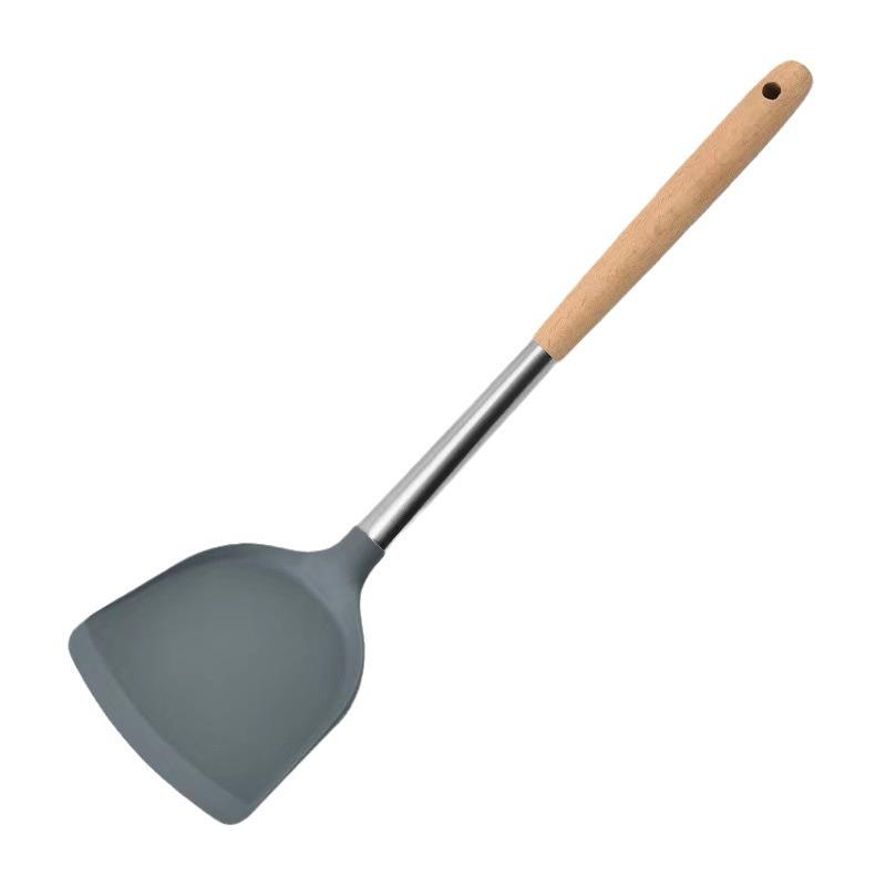 Silicone Spatula & Spoon Kitchen Utensil Set - Non-stick Cooking Tools