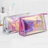 Waterproof Transparent Laser Cosmetic Bag Travel Women Makeup Case Bathroom Make Up Organizer Toiletry Wash Beauty Storage Pouch