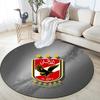 Al Ahly Sporting Club2 Round Area Rug,Carpet Rug for Living Room Bedroom Sofa Playroom Decor,Non-slip Floor Mat