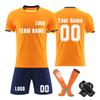 Personalised Shirts Kit Mens Girls With Name Number Custom Football Jerseys For Boys Training Suit