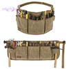 Tool Utility Pouch,Multiple Pockets, Anti-Scratch, Wear-Resistant, Waterproof, Quick Release Pocket, Tool Belt for Electrician Carpenter
