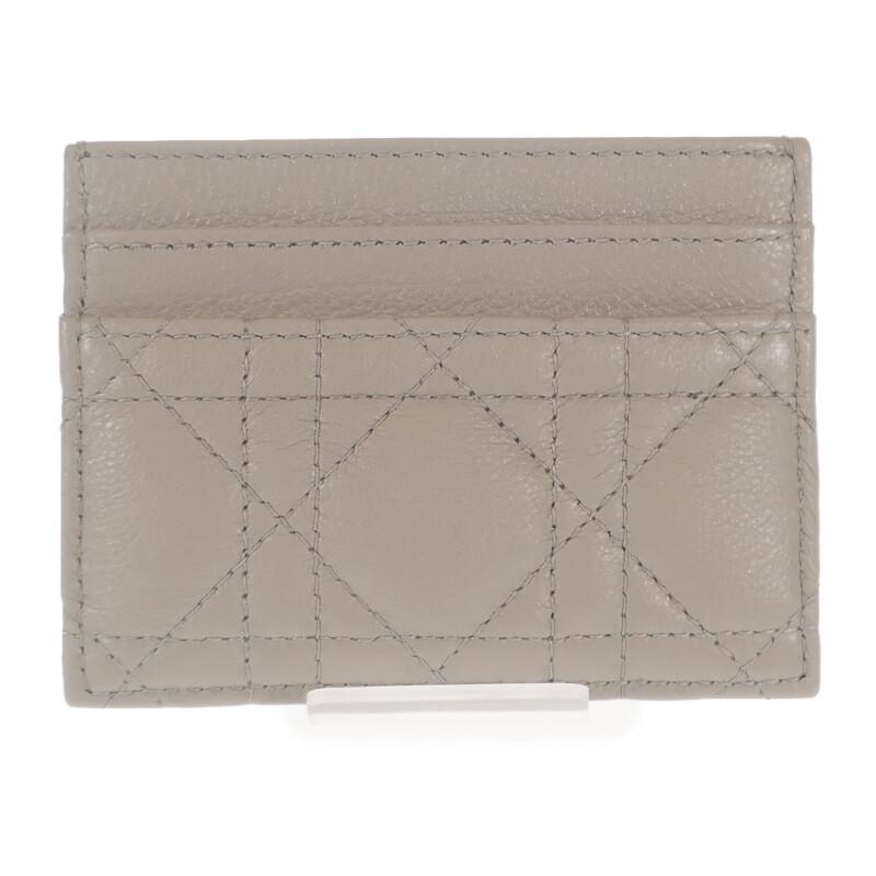 Dior S5130UWHC_M116 Визитница бежевая телячья кожа женская