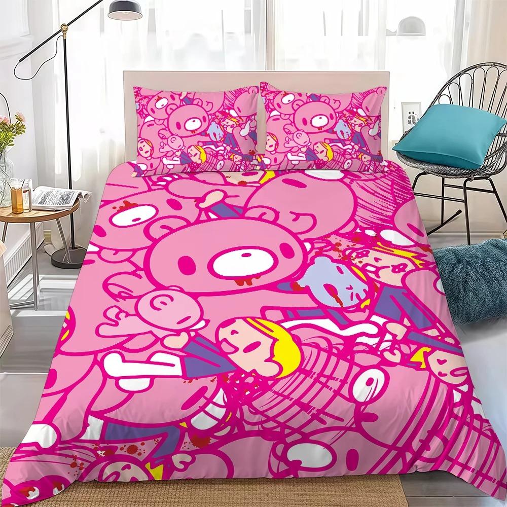 Cartoon G-Gloomy B-Bear Cute Bedding Set Bear Duvet Cover Double Twin Full Queen King Adult Kids Bedclothes Quilt Cover