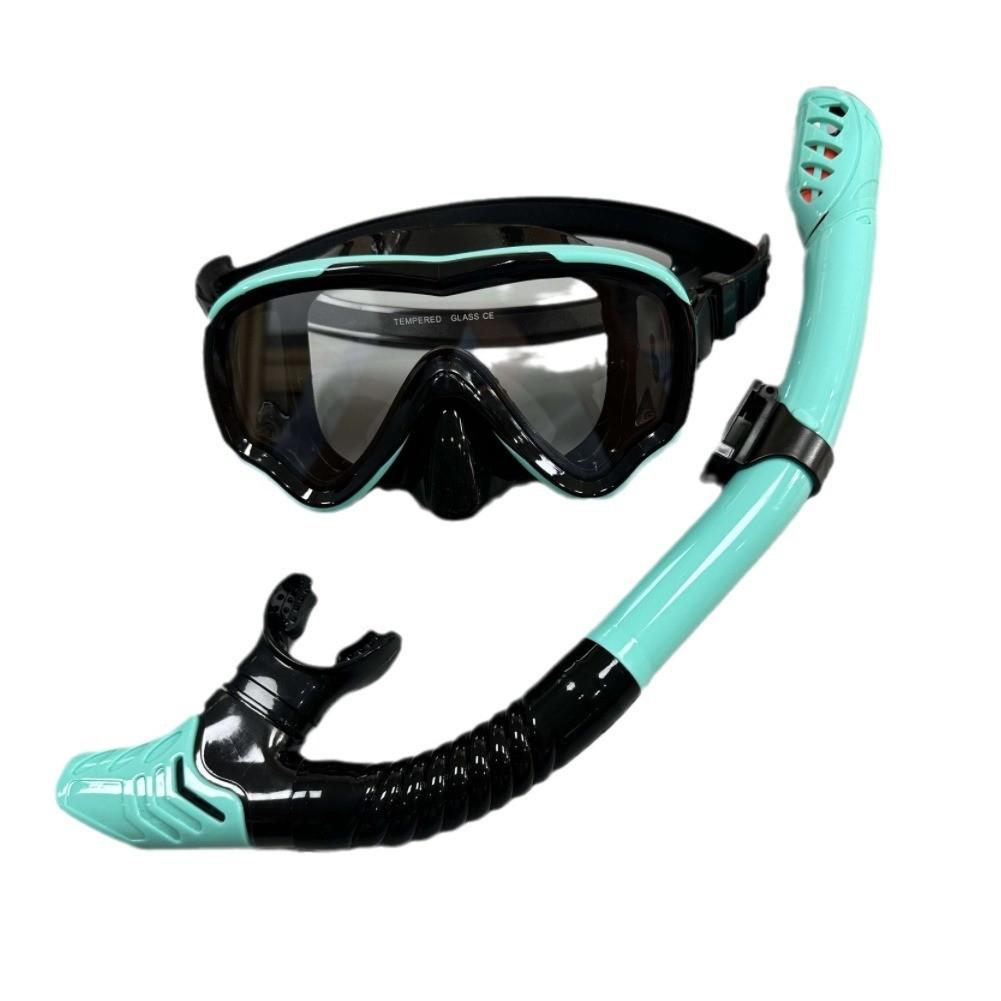 Трубка Комплект для дайвинга для взрослых Закаленное стекло Профессиональное панорамное снаряжение для дайвинга Обучение плаванию Комплект для дайвинга