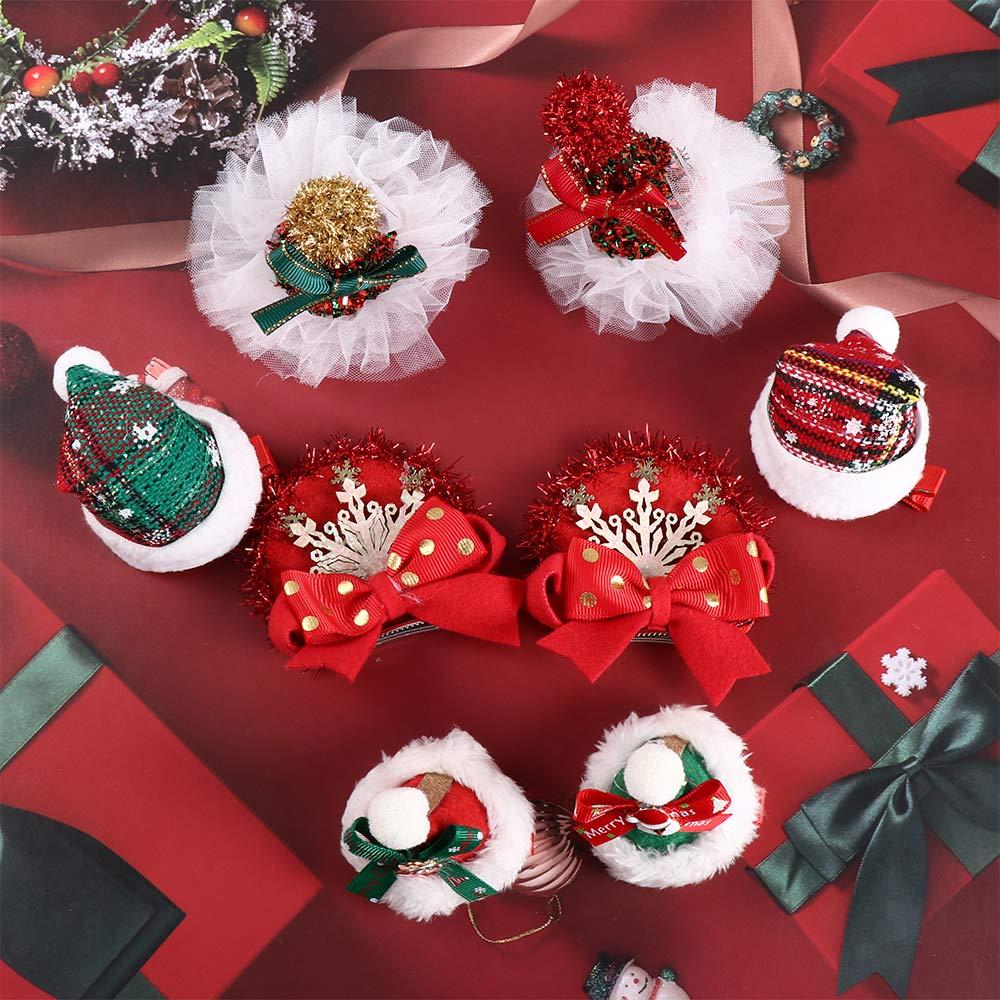Korean Hair Accessories Christmas Costume Dress Up Christmas Hat Hairpin Children Hair Clip