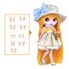 ICY Fortune Days BJD Подвижная Матовая Кастомизация Хинамацури 4 Цвета Зрачков Макияж 19 Улучшенная Кукла, Тело, Тон Кожи, Практика, Подарок, + Расписано Вручную +