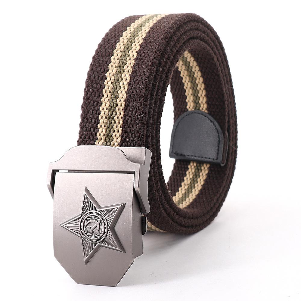 Новый мужской и женский ремень 3D советский государственный герб брезентовый ремень советский пояс памяти