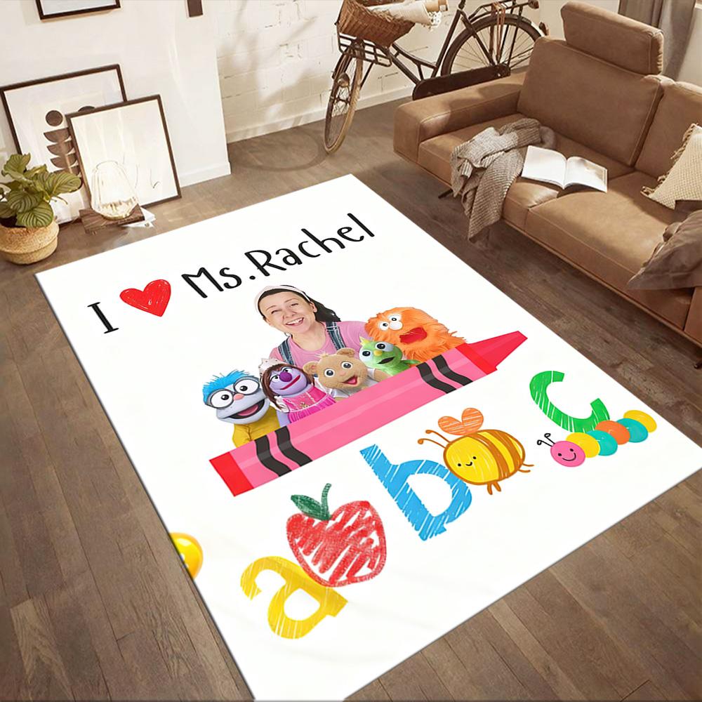 Girl With Overalls And Headband Square rugs are a great choice for living rooms, bedrooms, home décor, and as gifts.