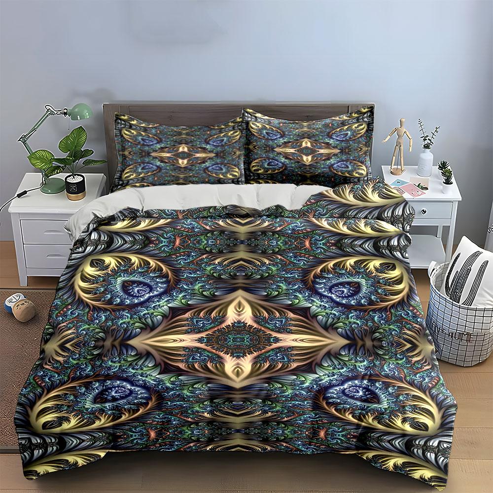Intricate swirls and mandalas. Bedding sets Duvet cover sets Duvet covers Pillowcases(1 * Duvet Cover 2 * Pillowcases without duvet insert)