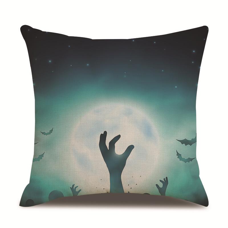 Хэллоуин Льняная Наволочка Наволочка с Принтом