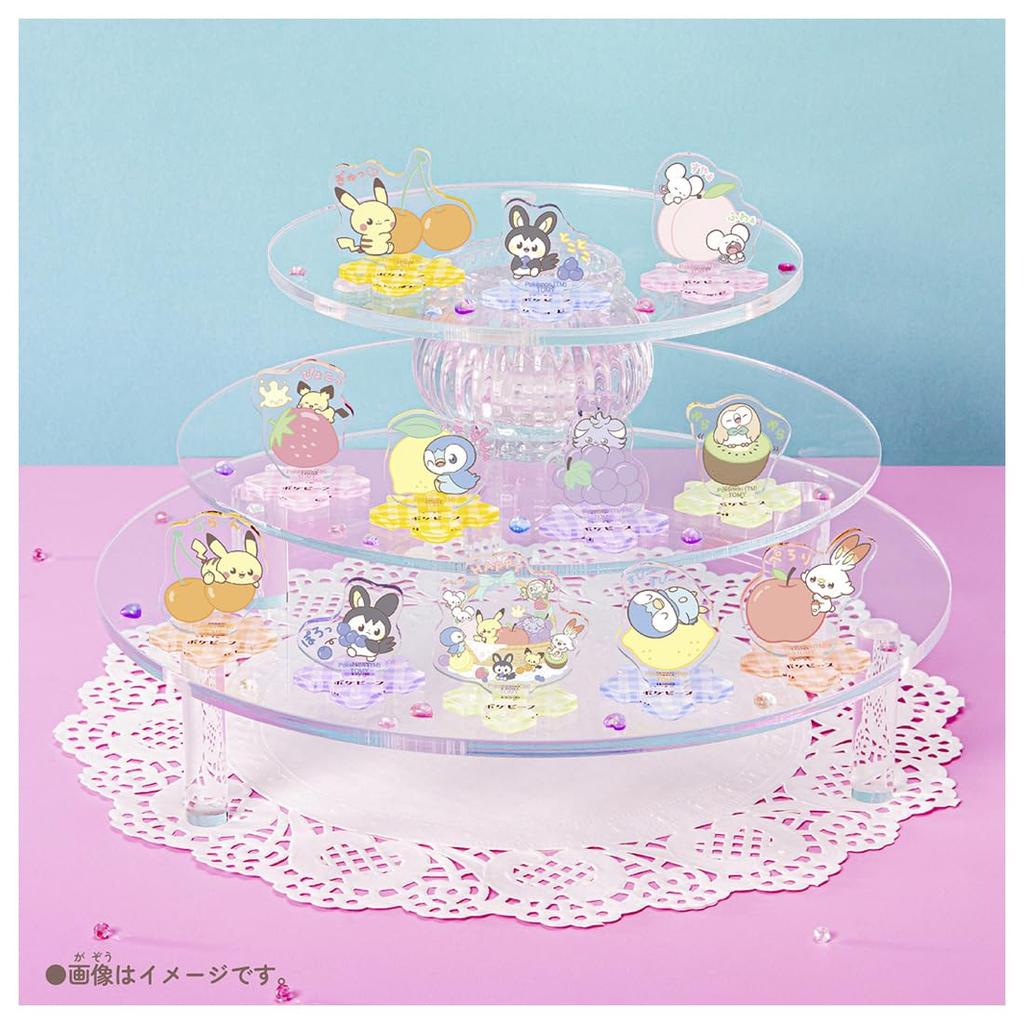 TAKARA TOMY Pocket Monsters Poke Piece Acrylic Stand Colorful Fruits Box - -