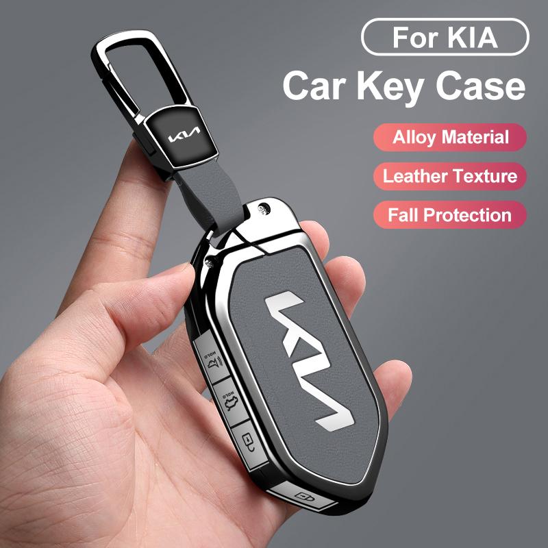 cnkymb1 Zinc Alloy Car Remote Car Key Case Cover for Kia KN EV9 Picanto GT Line Carnival Seltos Sorento Morning K5 KA4 EV3 2024Accessory