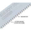 Silky Big Boy All-Purpose Slicer, 360mm, Replacement Blade, 351-36