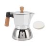 Кофеварка для плиты из нержавеющей стали Cafetera Coffee Pot с бумажным фильтром для ручного приготовления мокко