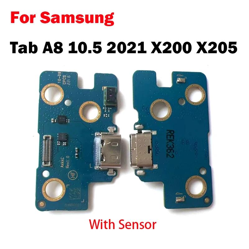 For Samsung Galaxy Tab A8 10.5 2021 X200 X205 USB Charge Port Jack Dock Connector Charging Board Flex Cable