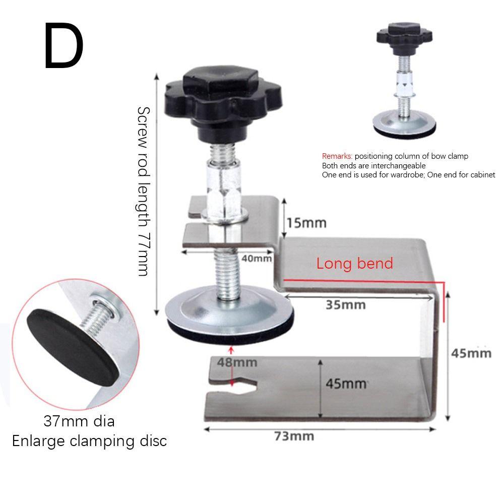 Стабильный нержавеющий стальной столярный кондуктор для крепежа, зажим для установки ящика, передняя панель ящика
