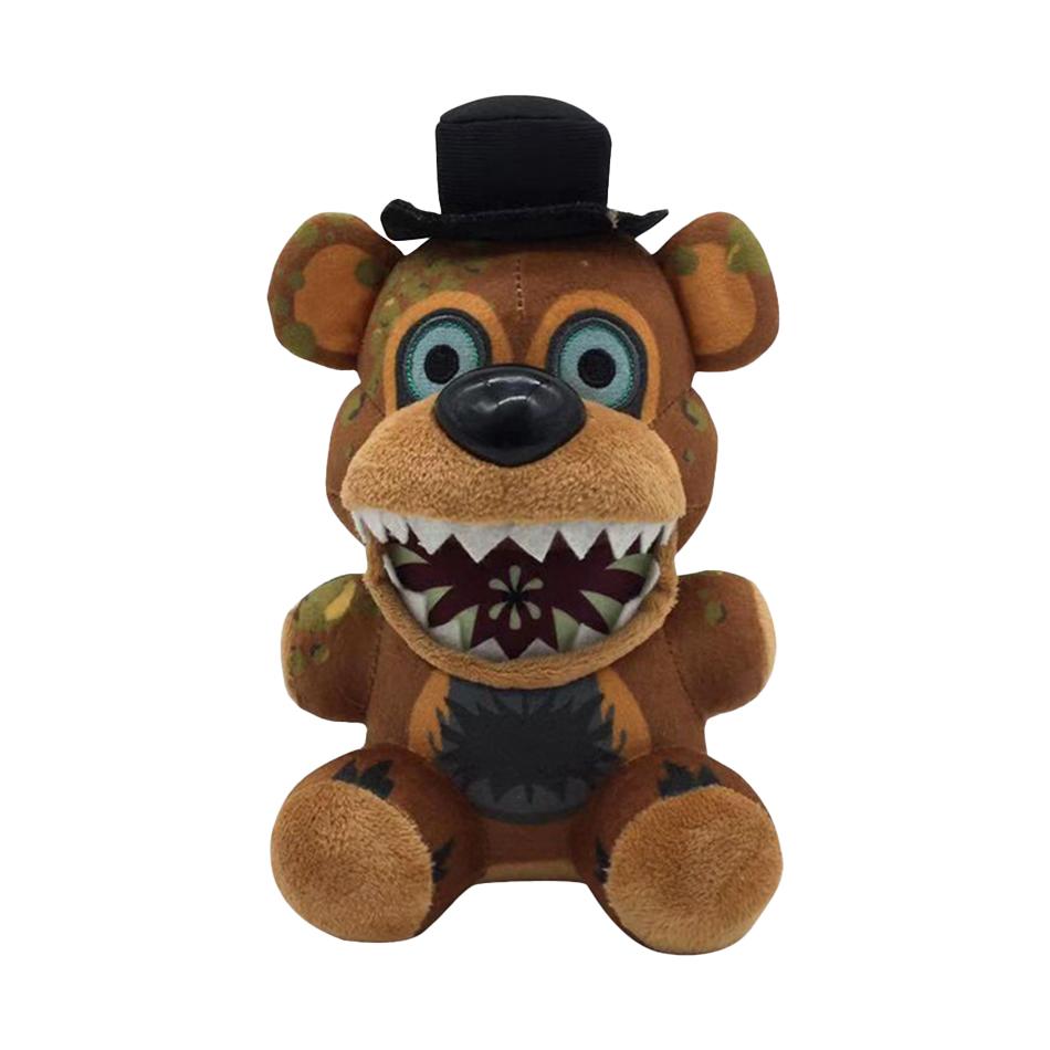Новая плюшевая игрушка Фредди из FNAF, 18 см, набитая игрушка, плюшевые животные, медведь, кролик, игра, плюшевые игрушки FNAF, игрушка на день рождения, подарок на Рождество для детей