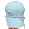 Bow quick-drying baseball cap women's summer versatile wide brim big head circumference showing face small peaked cap big face hat tide