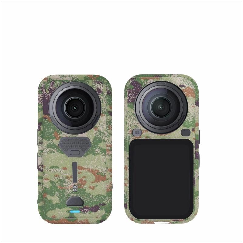 Камуфляжная защитная наклейка для камеры Insta360 X6 — Устойчивая к царапинам и не оставляет следов, Защитная пленка X6 с полным покрытием