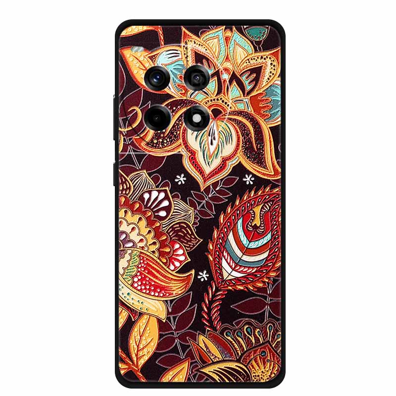 3D тиснение рельефный чехол для OnePlus 13 5G 11R Ace 3 2 Pro OnePlus 12R чехол для телефона черный силиконовый мягкая задняя крышка чехлы Funda Coque