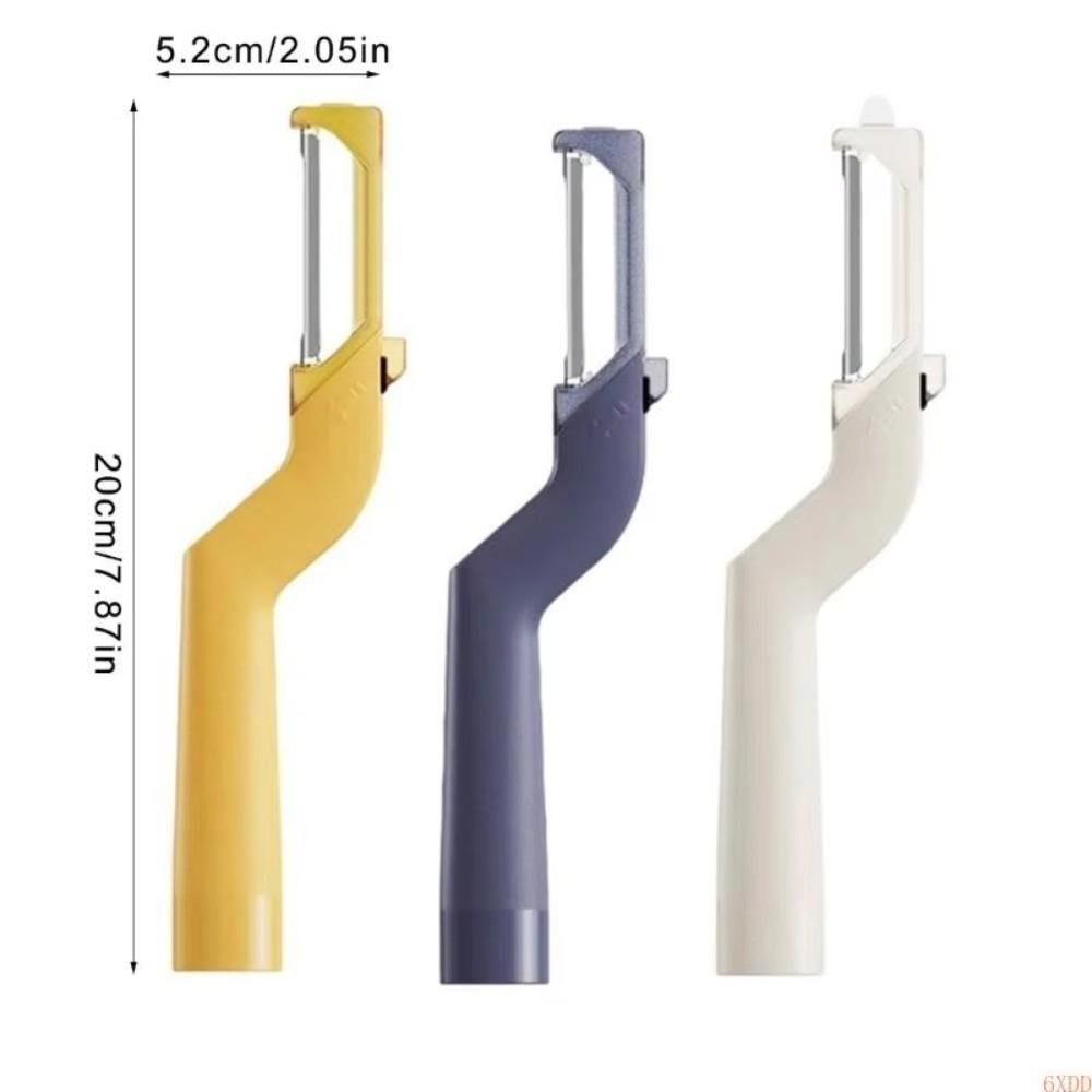 Rotatable 2-in-1 Fruit Peeler Ergonomic Handle Vegetable Peeler Creative Carrot Grater Dormitory